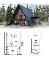 Top 10 A Frame House Plan Drawings For