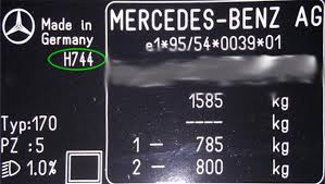 Mercedes Paint Code