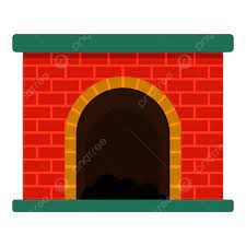 Brick Fireplace Vector Art Png Images