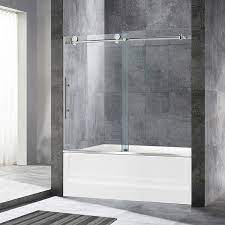 Frameless Sliding Bathtub Door