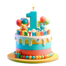 1st Birthday Cake Png Transpa
