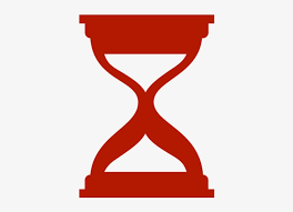 Sand Timer Icon Transpa Red