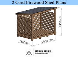 2 Cord Firewood Shed Plans Assembly