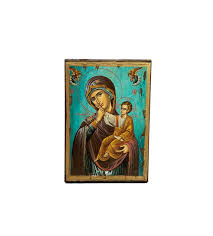 Virgin Mary Icon Paramythia Handmade