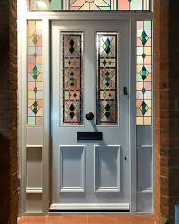 Victorian Front Entrance With Leaded