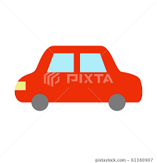 Simple Car Color Icon Stock