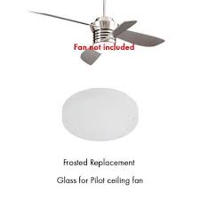 Replacement Etched Opal Glass For Pilot 60 In And 52 In Brushed Nickel Ceiling Fan
