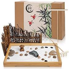 Japanese Zen Garden Kit For Desk 11x7 5