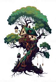Fantasy Tree House Fantasy House