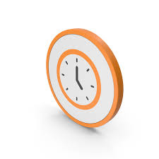 Icon Clock Orange Png Images Psds For