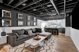 Semifinished Basement Remade Into A