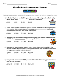 5th Grade Math Word Problems Free