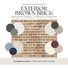 Exterior Paint Palette For Brown Brick