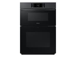 Samsung Bespoke 30 Matte Black Oven Microwave Combination Electric Wall Oven