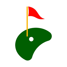 Golf Course Icon Vector Ilration Design