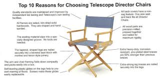 Telescope Dining Director Chair Tc 60