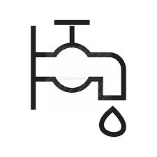 Water Tap Line Icon Iconbunny