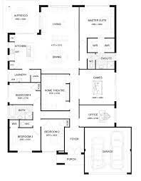 U Shaped Home Australian House Plans