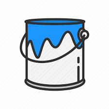 Bucket Color Paint Bucket Tool Blue