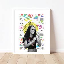 Aaliyah Print Colourful Art Limited