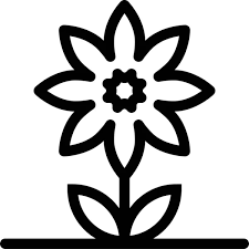 100 000 Two Flowers Symbol Vector