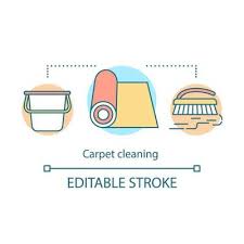 Carpet Cleaning Concept Icon