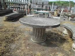 Concrete Round Garden Table Gf 009 Rn