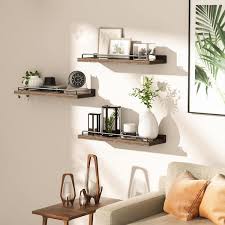 Decorative Wall Shelf Set Of 3 Ny3pc