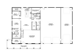 Barndominium House Plan With Huge 6 Car