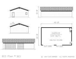 Building Plans For Three Car Garage