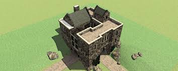 2 Story 4 Bedroom European Castle Home