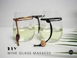 Diy Wine Glass Marker Scandinavian