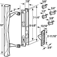 Sliding Glass Door Handle Set