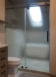 Barn Door Style Sliding Shower Doors