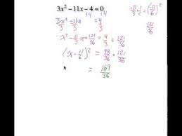 Completing The Square Example 3