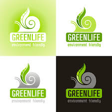 Ecological Symbol Logo Icon Set With