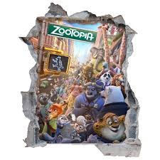 Wall Stickers Zootopia 3d
