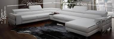 Buy Icon Large Leather Corner Sofa