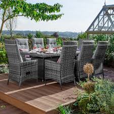 Nova Ruxley Fireglow 8 Seat Rattan