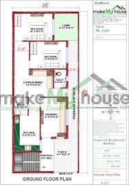 Buy 25x58 House Plan 25 By 58 Front