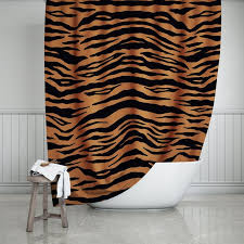 Bengal Tiger Print Shower Curtain 71