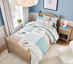 Peanuts Snoopy Ski Quilt Shams