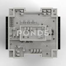 3d Rendered Floor Plan Of A