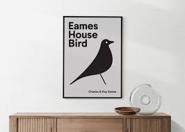 Eames House Bird Vitra Black Bird