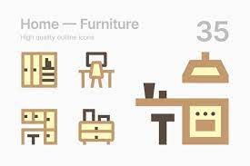 Furniture Icon Premium Design