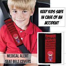Emergency Alert Seat Belt Wrap Medical