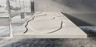 Natural White Stone Marble Shower Base