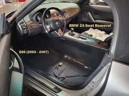How To Remove Bmw Z4 Seats E85 E86