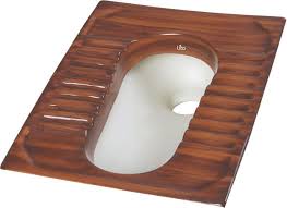 Polished Ceramic Colored Indian Toilet