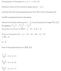 How To Find Image Of Point In A Plane